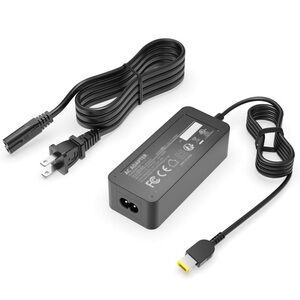 Lenovo Black Power Adapter for Tablets with Long Cables